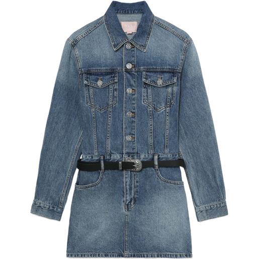 A BATHING APE® abito corto denim - blu