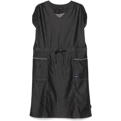 SPORT b. by agnès b. abito denim con scollo a v - nero