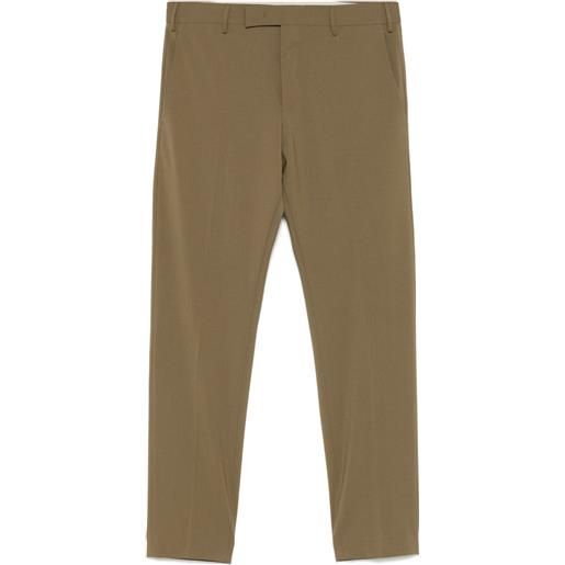 PT Torino pantaloni sartoriali affusolati - marrone