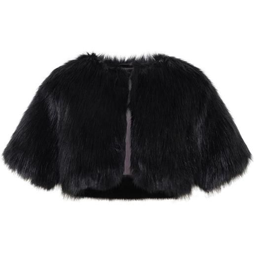 Unreal Fur bolero love a fur - nero