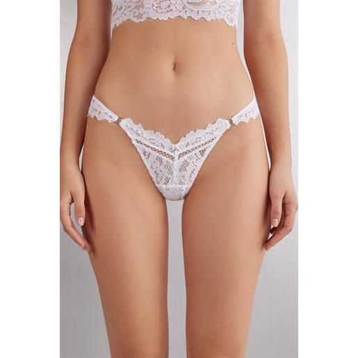 Intimissimi brasiliana stile anni '80 ciao amore bianco