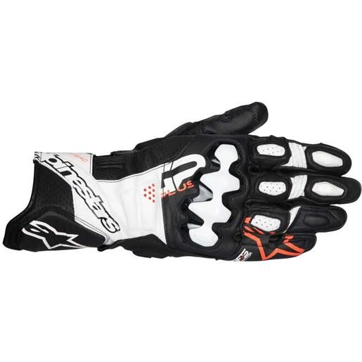 Alpinestars guanti moto in pelle Alpinestars gp plus r v3 nero bianco ro