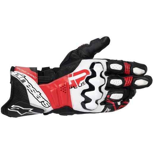 Alpinestars guanti moto in pelle Alpinestars gp plus r v3 nero bianco br