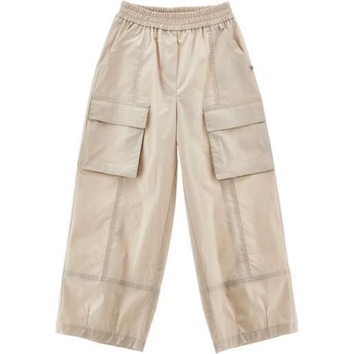 Monnalisa pantaloni cargo tela paracadute
