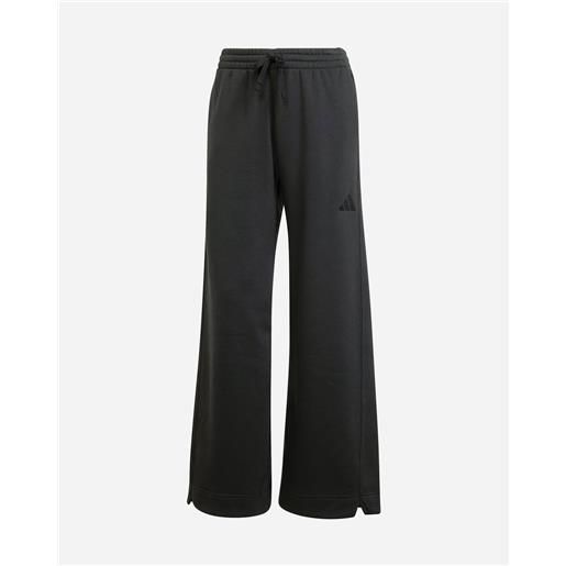 Adidas wide leg all szn w - pantalone - donna - nero