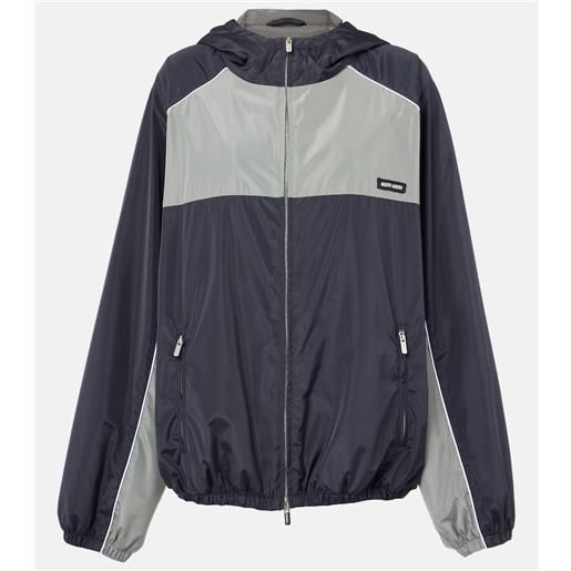 Miu Miu giacca sportiva oversize con logo