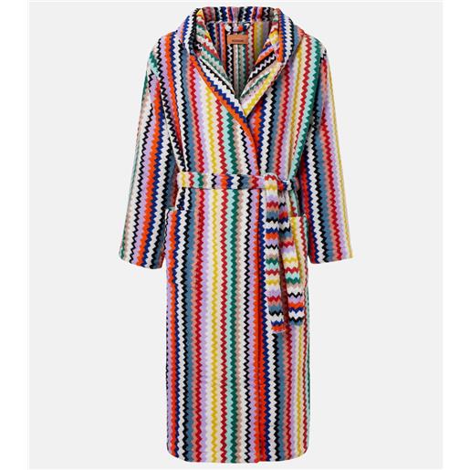 Missoni accappatoio riverbero in spugna di cotone