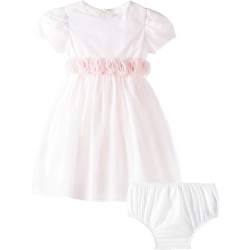 Il Gufo baby - abito in tulle con applicazioni floreali