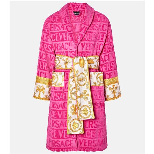 Versace Home accappatoio versace allover in spugna