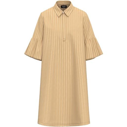 EMME MARELLA abito popline midi svasato manica campana donna