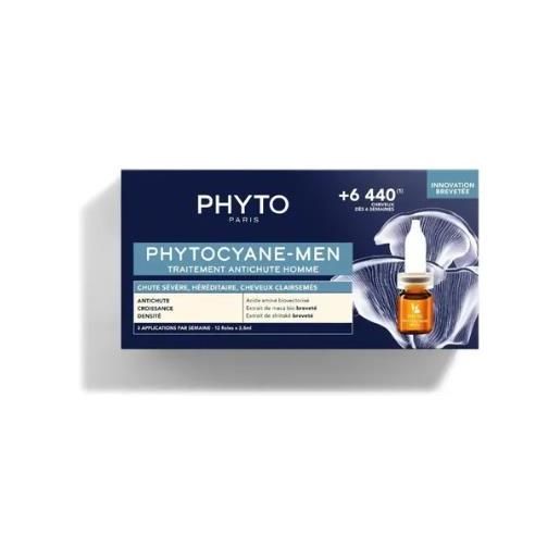 Phyto phytocyane fiale uomo caduta severa 12x5ml - phyto - 984789180