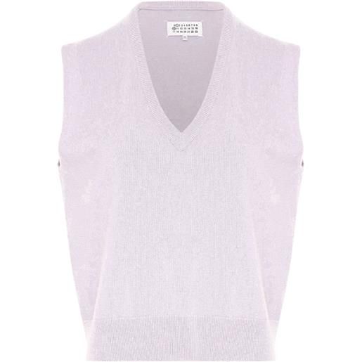 Maison Margiela gilet in maglia - grigio