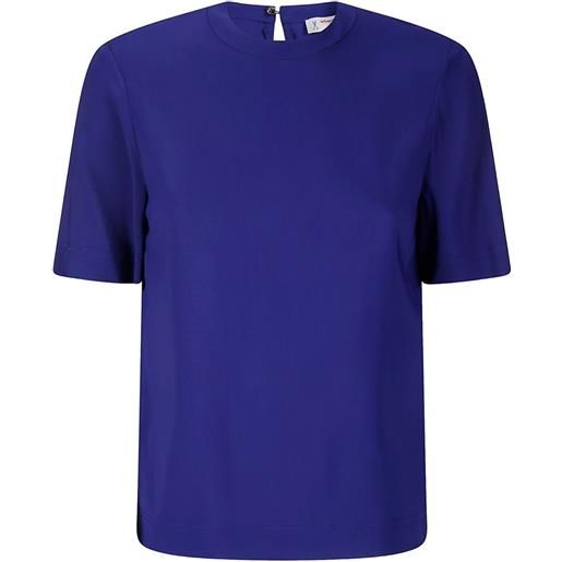 Alberto Biani t-shirt con occhiello - blu