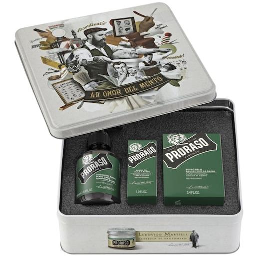 Proraso cura-per-uomo refresh. Set per la cura della barba shampoo barba 200 ml + balsamo barba 100 ml + olio barba 30 ml 1 stk. (27,28 € / 1 pz. )