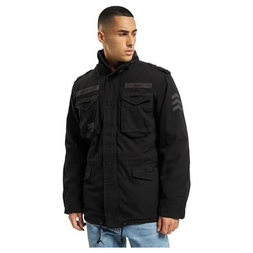 Brandit m65 giant jacket, uomo, black, m