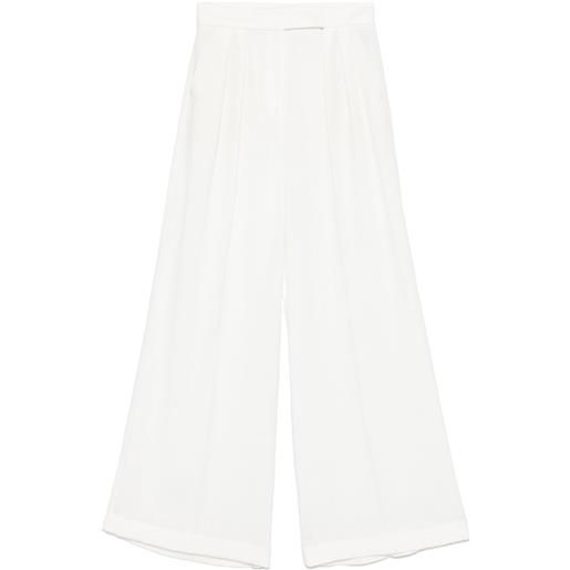 Lorena Antoniazzi pantaloni in lino - bianco