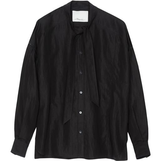 3.1 Phillip Lim camicia in popeline - nero