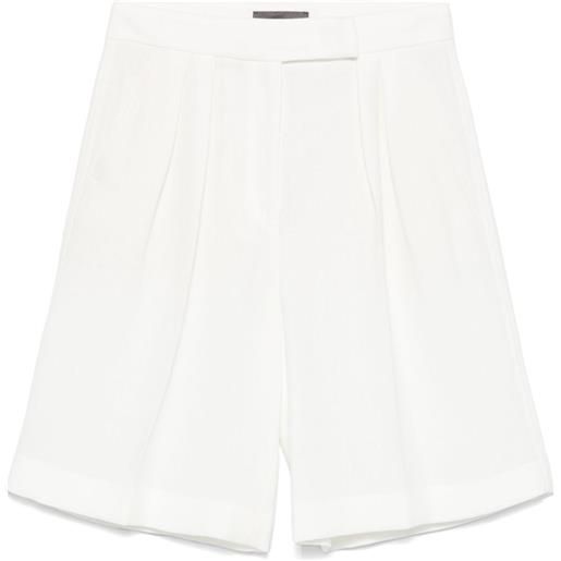 Lorena Antoniazzi shorts in lino - bianco