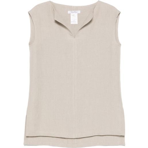 Max Mara top colimbo - toni neutri