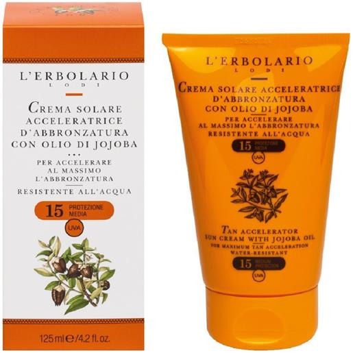 L'erbolario SB Srl l´erbolario crema solare corpo acceleratrice d'abbronzatura spf15 125 ml solare