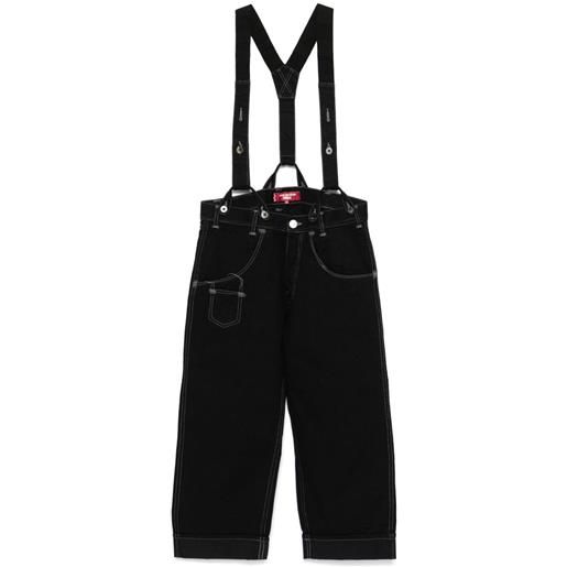 Junya Watanabe MAN salopette denim - nero