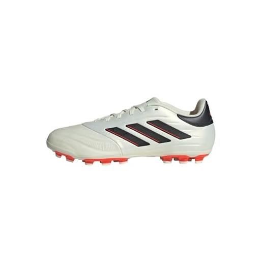 adidas unisex - adulto copa pure ii league artificial grass boots, ivory/core black/solar red, 40 2/3 eu