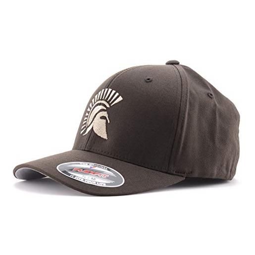 LA PATCHERIA cappellino uomo con visiera flexfit per softair, berretto militare tattico, cappello donna e ragazzo unisex trucker resistente - LA PATCHERIA - elmo spartano (l/xl)