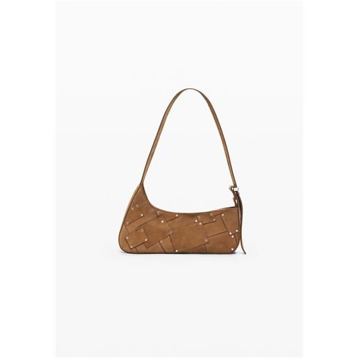 Desigual borsa in pelle con borchie