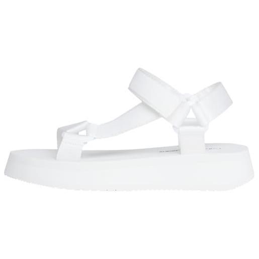 Calvin Klein jeans sandali donna estivi, bianco (bright white), 41