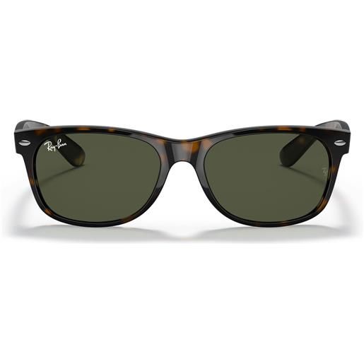 Ray-Ban occhiali da sole rb2132 902l new wayfarer havana/verde g-15 unisex