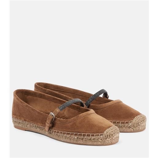 Brunello Cucinelli espadrillas in suede