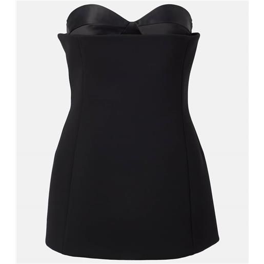 Khaite bustier ayla in crêpe