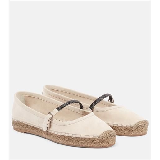 Brunello Cucinelli espadrillas in suede