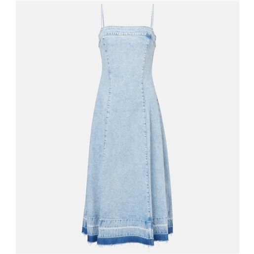 Simkhai abito midi di jeans clarissa
