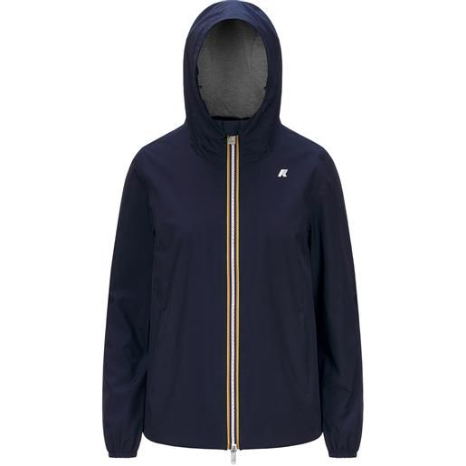 K-WAY giacca con cappuccio marguerite stretch poly jersey donna