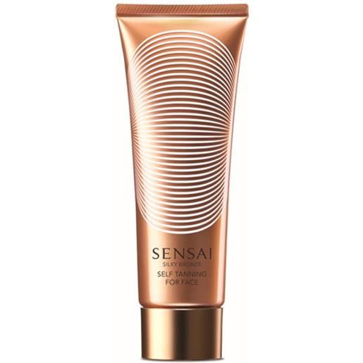 Sensai silky bronze self tanning for face 50 ml gel autoabbronzante per il viso che dona un'abbronzatura setosa e naturale