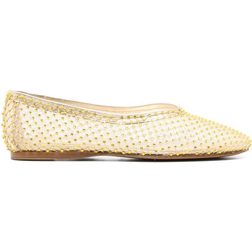 Forte Forte ballerine con inserti - giallo