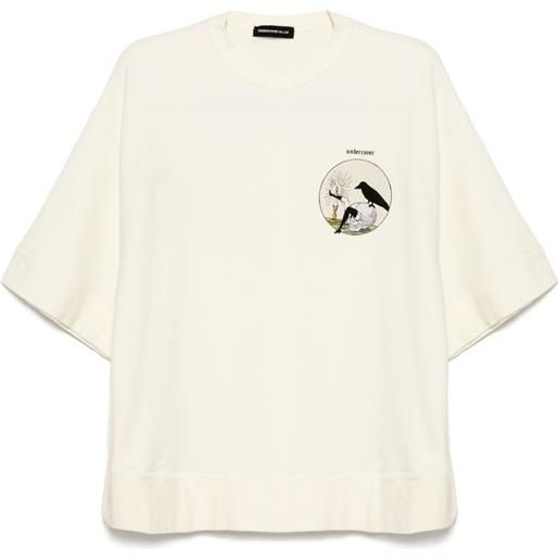 Undercover felpa con stampa - bianco
