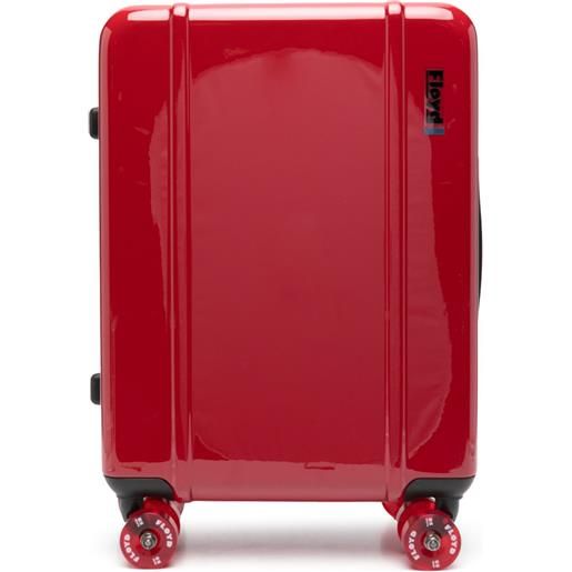 Floyd valigia con banda logo - rosso