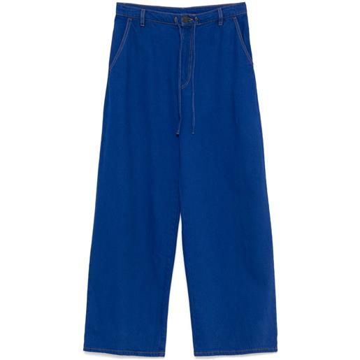 Christian Wijnants jeans piro a gamba ampia - blu