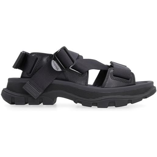 Alexander McQueen sandali tread - nero