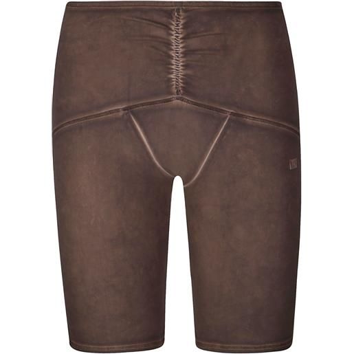 KNWLS shorts in jersey - marrone