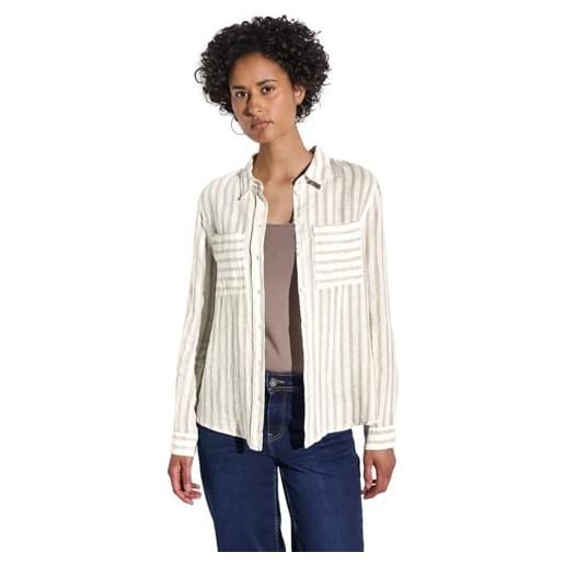 Street One a345406 camicia a righe, sabbia dark moonstone, 42 donna