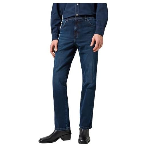Wrangler uomo texas jeans, dusty olive, 33w / 34l