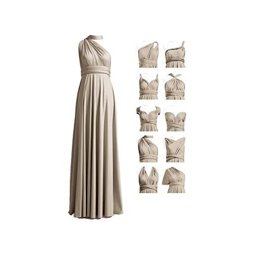 72styles abito infinity da damigella d'onore, multiway da cerimonia, lungo, maxi, taglie forti, abito da sera, ospite di matrimonio