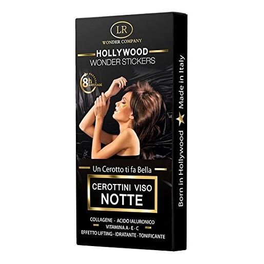 LR Wonder Company hollywood wonder stickers, cerottini viso notte contorno occhi, labbra e fronte (30 pz) - wonder company