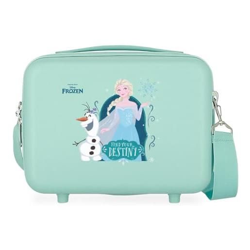 Disney nature is magical - frozen ii nececer adattabile blu 29 x 21 x 15 cm rigido abs 9,14 l 0,8 kg, blu, taglia unica, necessità adattabile