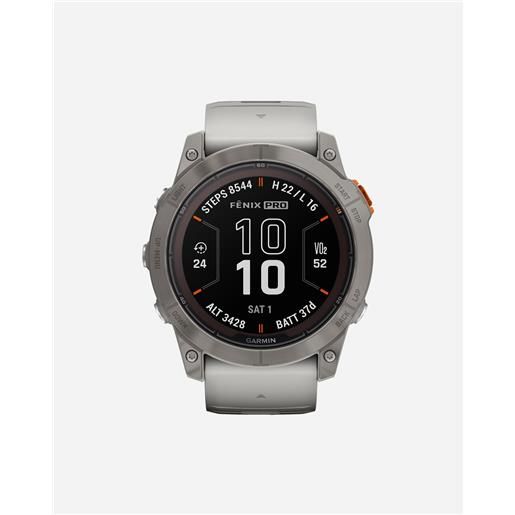 Garmin fenix 7x pro saph solar - orologio multifunzione - arancione