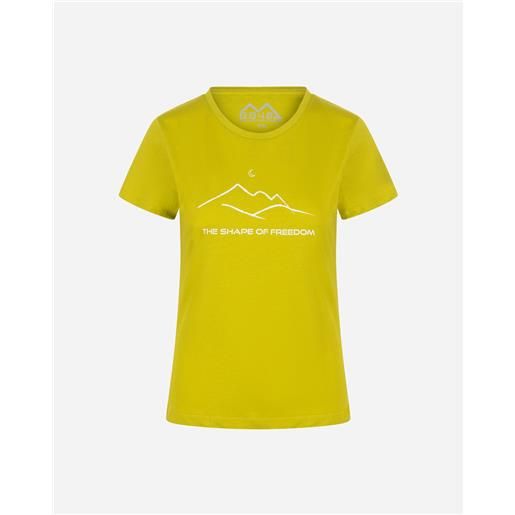 8848 mountain essential w - t-shirt - donna - verde