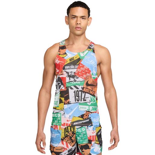 Nike canotta uomo Nike fast run energy multicolor